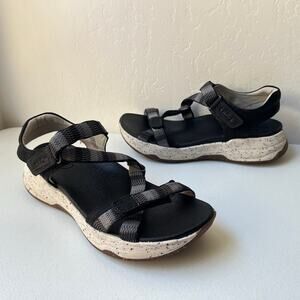 Taos Super Z Strappy Sandals Black Size 11 Outdoors Athletic Sport Summer Chunky